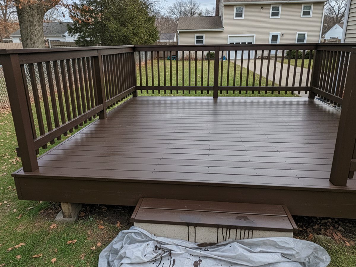 Deck Staining & Sealing completed by Summit Deck Co in Binghamton, NY